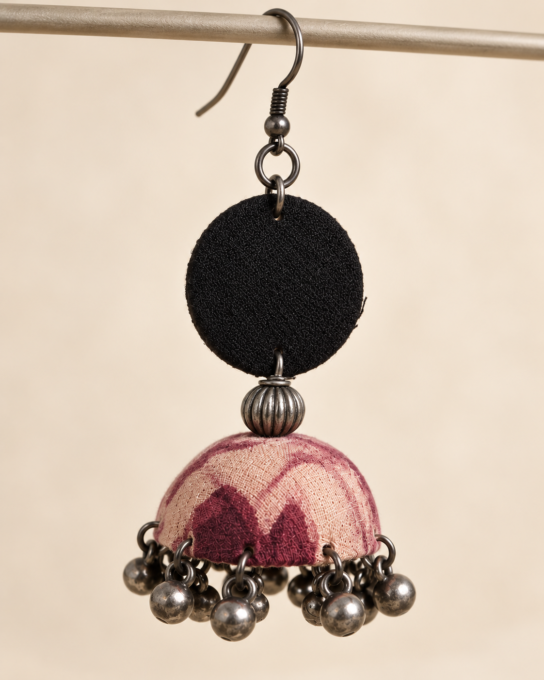 Blush Midnight Jhumka