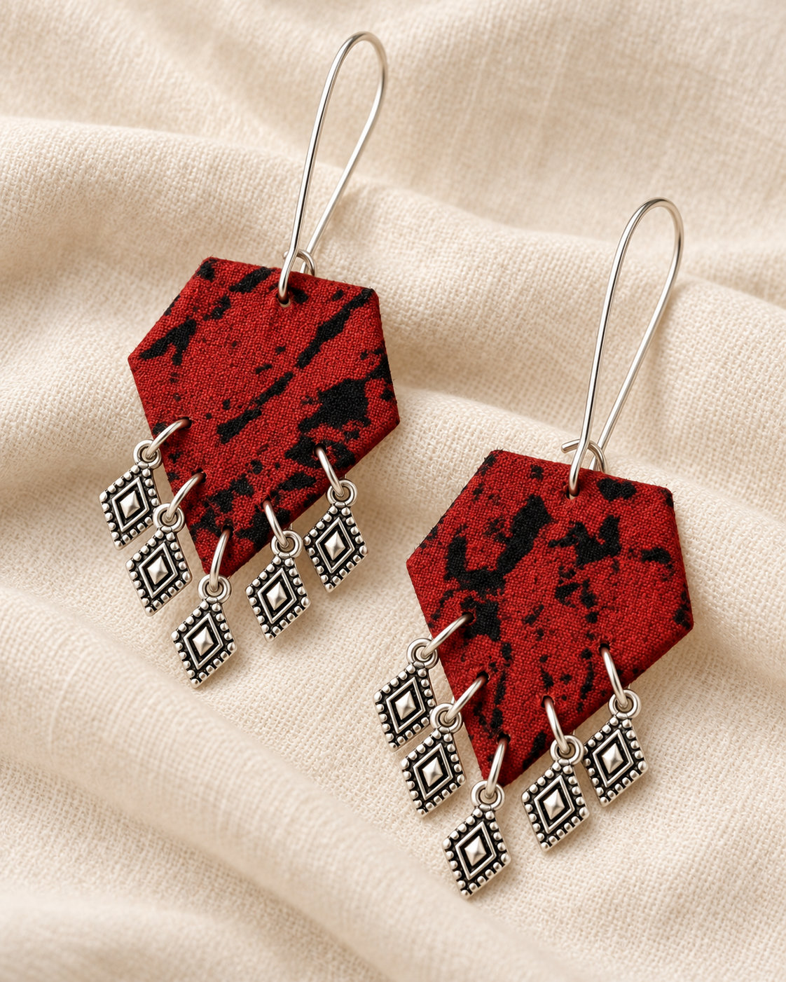 Crimson Batik Charm