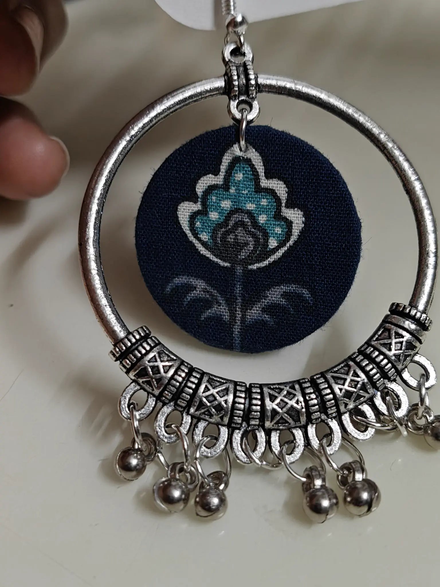 Neel Flower Fabric Hoops