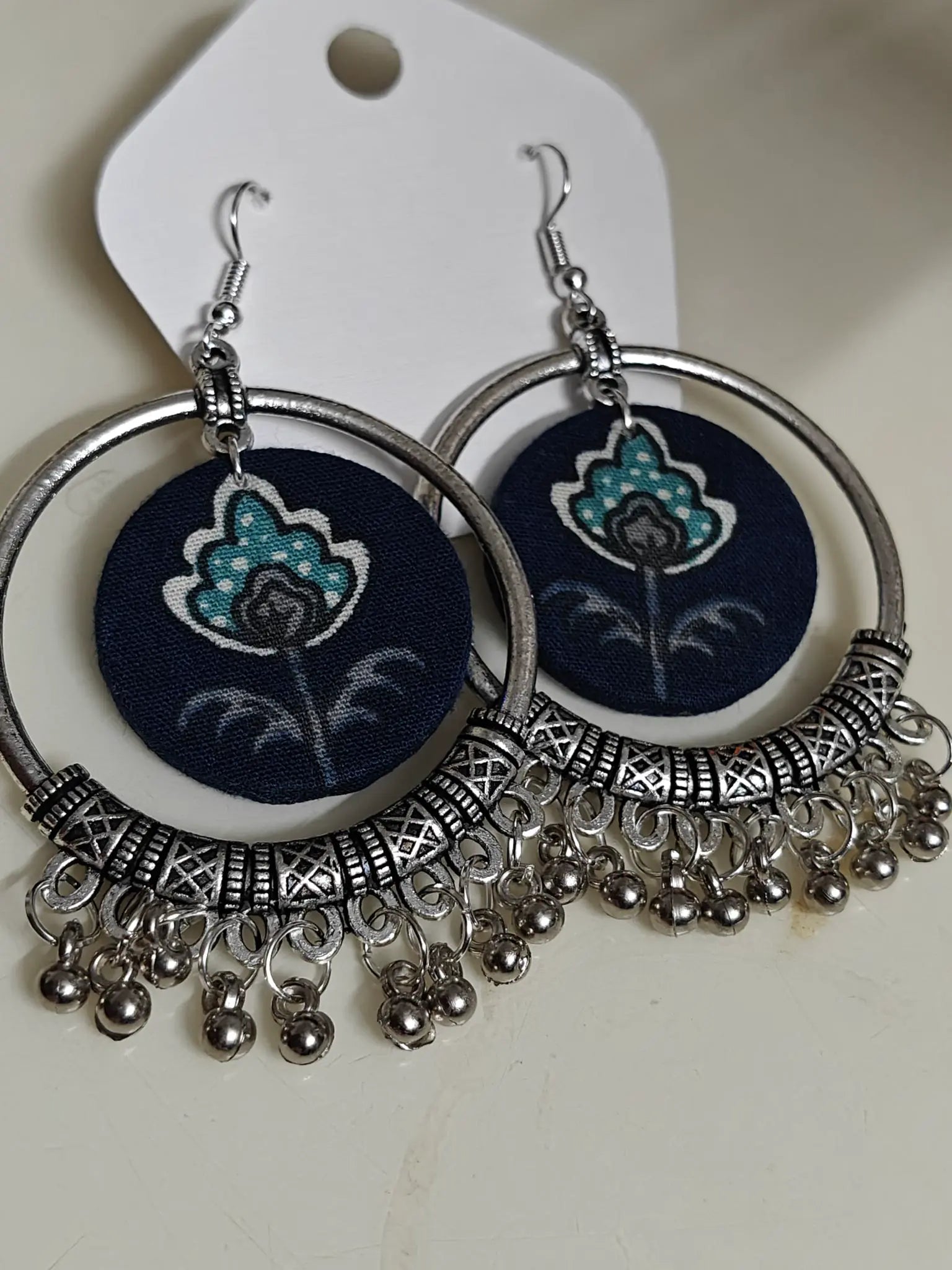 Neel Flower Fabric Hoops