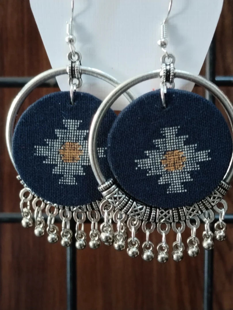 Navy Star Fabric Hoops